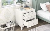 Modern Storage Nightstand with 3 Drawers