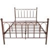 Full Size Bed Frame with Classic Headboard Metal Bed Frame Under Bed Storage Mattress Foundation No Box Spring Needed, Black