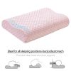 Contour Memory Foam Pillow Orthopaedic Head Neck Back Support Pillow with Cover, 1/2 Pack