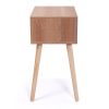 Nightstand, Modern End Table with Drawer, Wooden Side Table for Living Room and Bedroom, Home Furniture