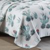 Cotton Quilt Set 3PCS Reversible Bedspread Lightweight Coverlet Set for Queen/Full Size Bed All Season Use