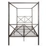 Metal Canopy Bed Frame Platform Bed Frame Queen