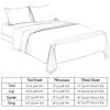 4 Pcs Smooth Satin Silk Sheet Set Deep Pocket Bed Sheet Wrinkle Fade Resistant