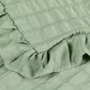 4 Season Seersucker Comforter Set Soft Breathable Ruffle Bedding Set 2/3 Pieces