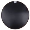 SDKOA Large Round Mirror 32 Inch with Black Aluminum Frame for Wall Decor, Bathroom Big Circle Mirror Modern Style Wall Hanging for Bedroom, Living Ro