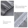 100% Cotton Bed Sheet Set 400TC Macrame Fitted Flat Sheet with Pillowcases, Twin/Full/Queen/King Size