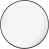 SDKOA Large Round Mirror 32 Inch with Black Aluminum Frame for Wall Decor, Bathroom Big Circle Mirror Modern Style Wall Hanging for Bedroom, Living Ro