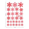 3Pcs Christmas Snowflake Adhesive Wall Sticker Shop Window Decal Decorations