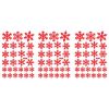 3Pcs Christmas Snowflake Adhesive Wall Sticker Shop Window Decal Decorations