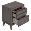 Modern Storage Nightstand with 3 Drawers