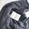 Chinille Knitting Blanket Bed Throw Yarn Baby Bulky Soft Throw