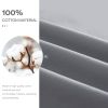 100% Cotton Bed Sheet Set 400TC Macrame Fitted Flat Sheet with Pillowcases, Twin/Full/Queen/King Size