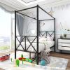 Metal Canopy Bed Frame Platform Bed Frame Queen