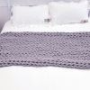 Chinille Knitting Blanket Bed Throw Yarn Baby Bulky Soft Throw