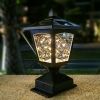 Garden & Patio Landscape Decoration Lighting Solar Post Lights 2 Pcs Set