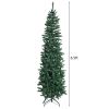 FCH 6.5ft Flocking Tied Light Christmas Tree RT