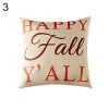 1Pcs Throw Pillow Covers Wear-resistant Dust-proof Linen Halloween Pumpkin Print Throw Cushion Home Office Hotel Decoration